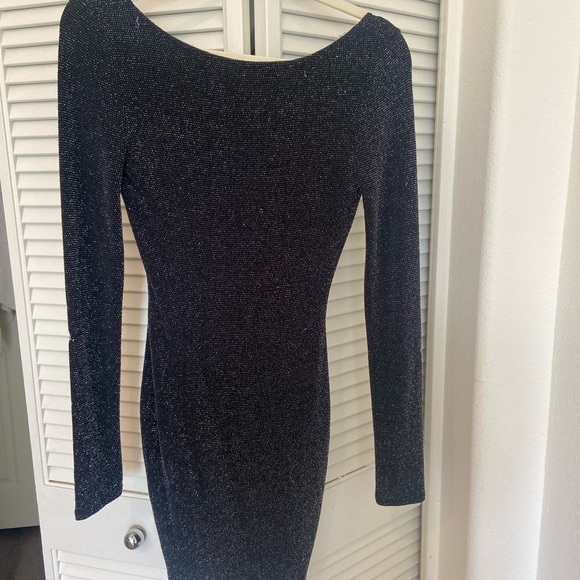 Urban Outfitters shiny black dress backless Size small - Picture 10 of 11